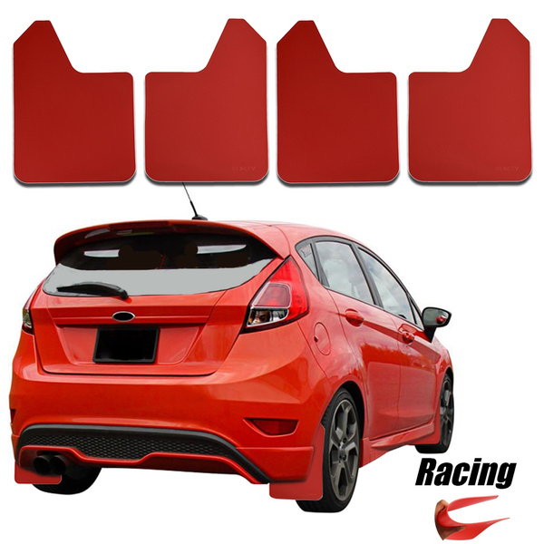 St150 Red Xukey® Red Mudflaps Mud Flaps Splash Guards Mudguard For Ford Fiesta ST ...