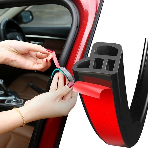 3 Layer 5M Car Door Seal Strip Sound Insulation Rubber Weatherstrip  Accessories