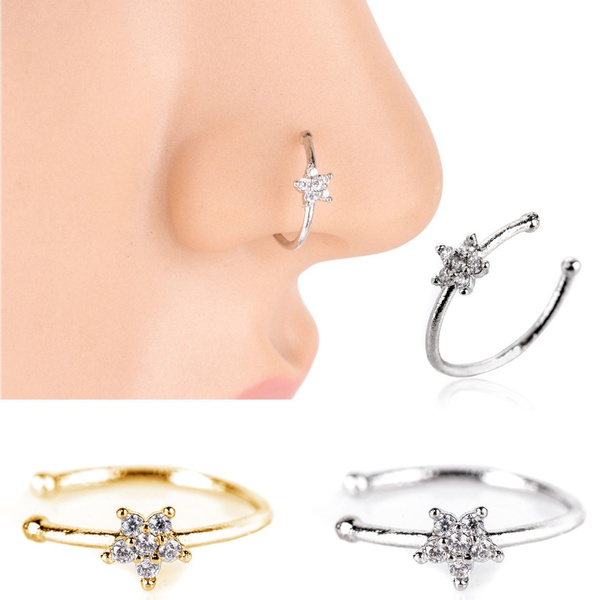 Nose Ring Stud Hoop Tragus Helix 