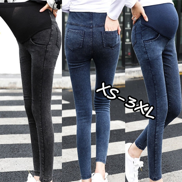 Buy Pregnancy Black Denim Pants - Slim Fit