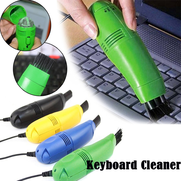 Computer Keyboard Duster Mini USB Vacuum Cleaner for PC Laptop Desktop