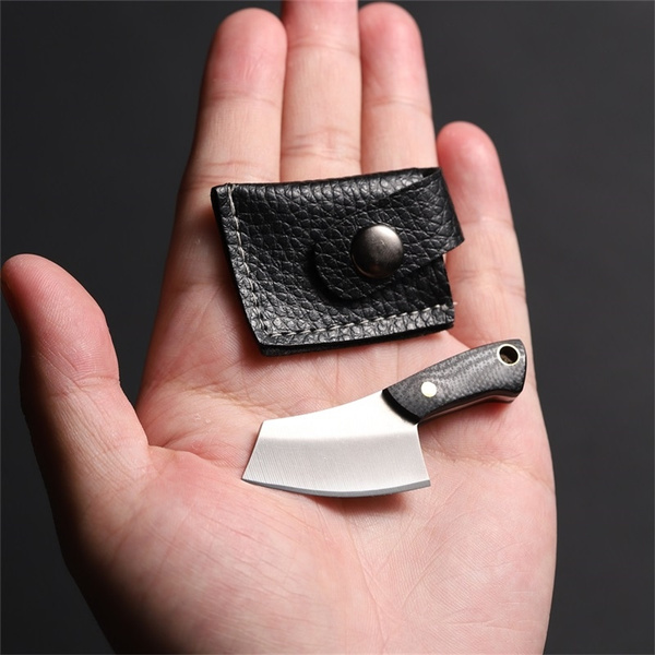 Tiny Fixed Blade POCKET KNIFE Tiny Miniature REAL mini NOT A TOY W/Sheath  NEW US