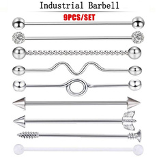 Steel, industrialbar, surgicalsteel, Jewelry