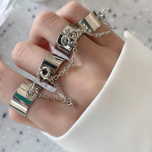 Rings on sale with chains