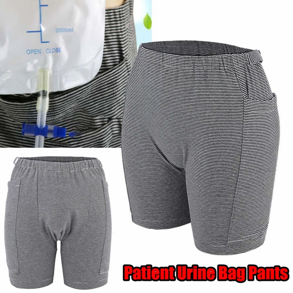 Men Women Incontinence Underwear Bladder Patient Urine Bag Pants