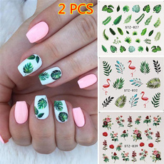 nail decoration, tattoo, nail stickers, Flowers
