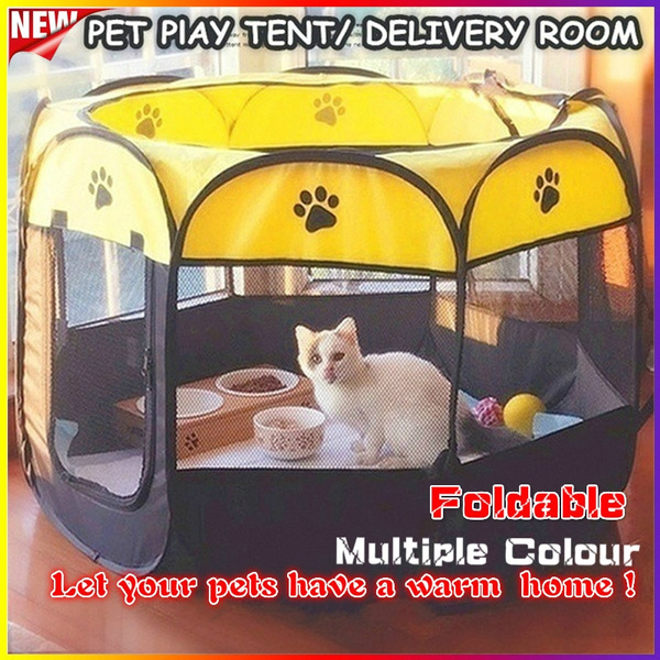 Kennel Outdoor Folding Dogs Cats Nest, Outdoor Play Pen For Cats
