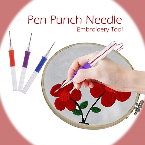 Cross Stitch Pen DIY Embroidery Pen Hand Embroidery Needle Weaving