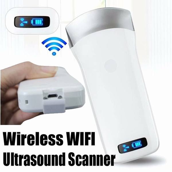 Wireless Portable WIFI Ultrasound Scanner Convex Array Probe 3.5