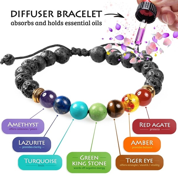 Yoga Bracelet Prayer Bracelet Diffuser Bracelet Chakra Bracelet Amethyst Beads Essential Oils Bracelet