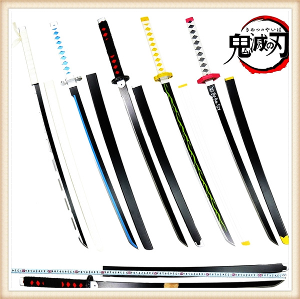 Demon Slayer: Kimetsu no Yaiba 7 type Wooden sword & Bamboo sword For ...