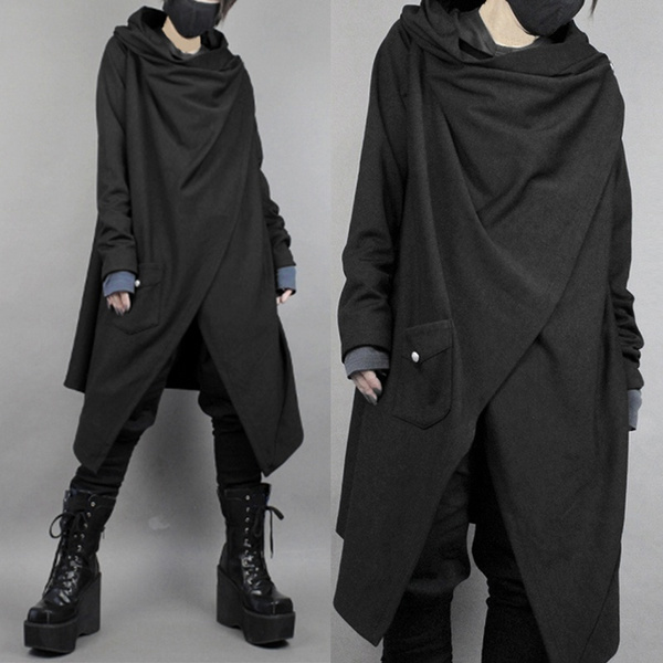 black cloak coat