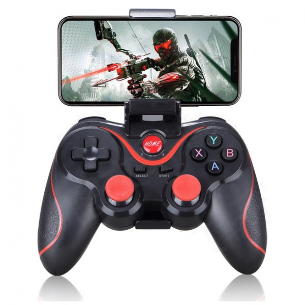 Mobiliseren middernacht afvoer Wireless Android Gamepad T3 X3 Joystick Game Controller Bluetooth BT3.0  Joystick For Mobile Phone Tablet TV Box Holder | Wish