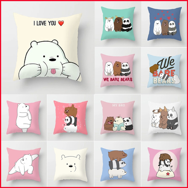 We bare bears outlet pillow