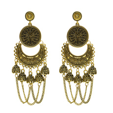 pendantearring, Jewelry, vintage earrings, Bell