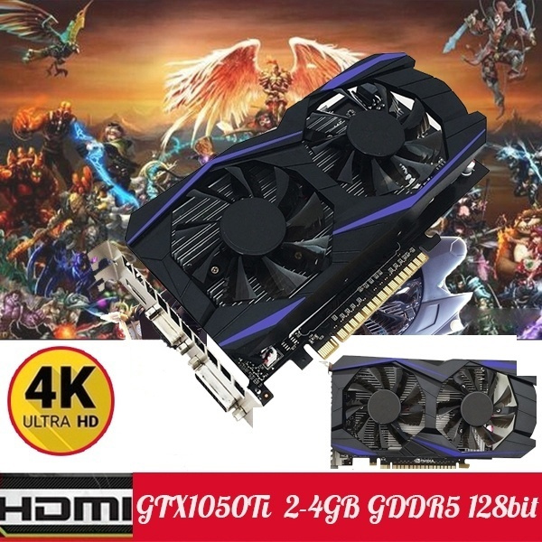 Upgrade GTX 1050Ti 4GB Graphics Card 128bit Independent DDR5 Game