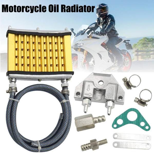 Motorcycle Engine Oil Cooler Cooling Radiator For 50cc-125cc Dirt Pit Bike G3X3 