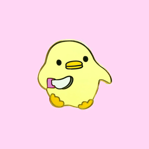 Cartoon Duck with Knife Enamel Pins Cute Animal Dolls Badge for Kids Children Christmas Gift | Wish Cartoon Duck with Knife Enamel Pins Cute Animal Dolls Badge for Kids Children Christmas Gift | Wish