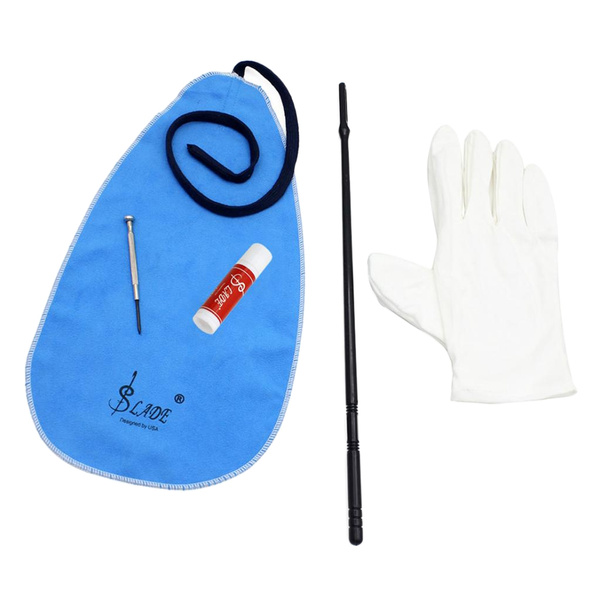 Flute Cleaning Kit Set with Cleaning Cloth Stick Screwdriver Flute Cleaning Kit Set with Cleaning Cloth Stick Screwdriver