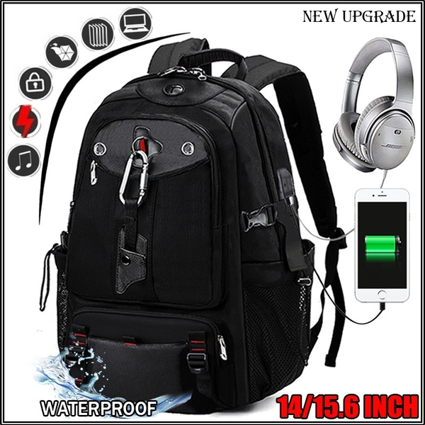 Brand New Multifunctional Usb Backpacks For Man Woman Outdoors Sports Business Travel College School Work For 14 15 6 Inch Laptop Computer Home