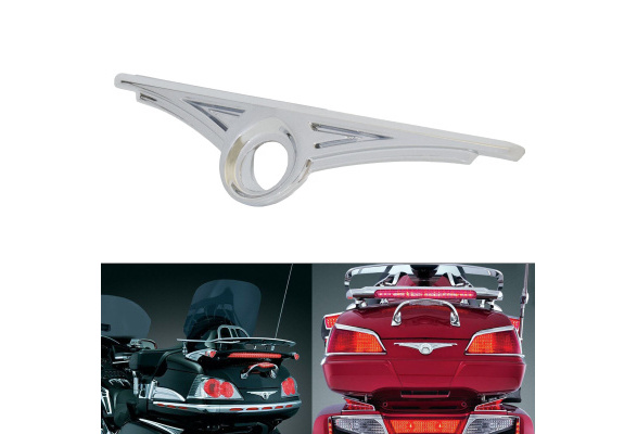 Motorcycle Trunk Key Hole Trims Chrome For Honda Goldwing GL1800 2001-2017 2002