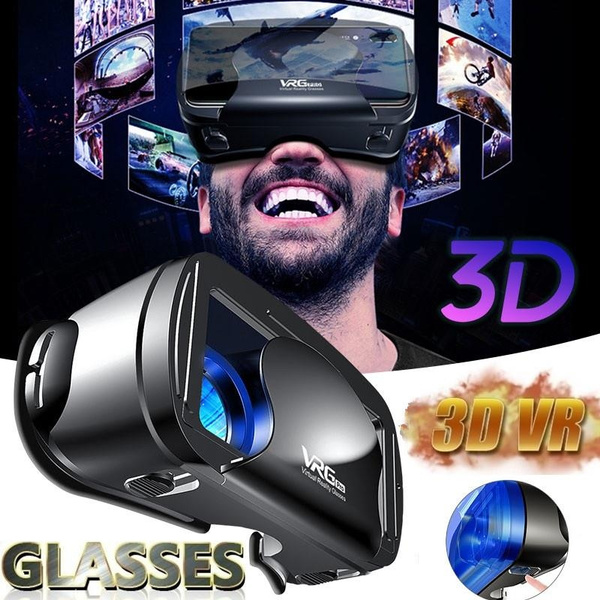 SIWEI VR Headset VRG Pro 3D VR Brille Virtual Reality Full Screen Visual Weitwinkel VR Brille f/ür 5-7 Zoll Smartphones Ger/äte