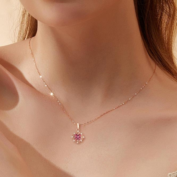 gold diamond and ruby necklace