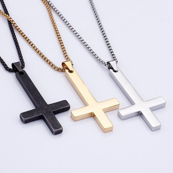 Inverted Cross Necklace | Wish
