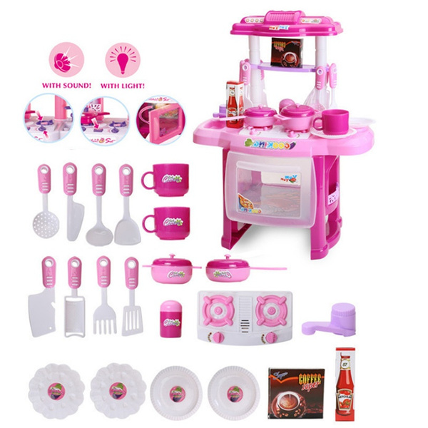 miniature plastic kitchen set