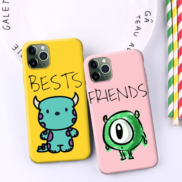 Best Friends Phone Case Soft Skin Mobile Phone Cases for Iphone 8 8plus 5c 6 6 Plus 7 7plus iphone xs max iphone xs iphone xr samsung s9 plus iphone