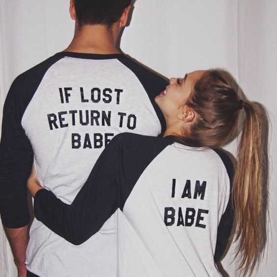 I Am Babe Couple Clothes T Shirt Casual 
