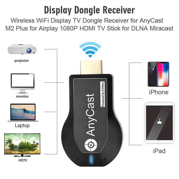 Mini WiFi Display Dongle Receiver 1080p HDMI TV DLNA Airplay Miracast #LY Mini WiFi Display Dongle Receiver 1080p HDMI TV DLNA Airplay Miracast #LY