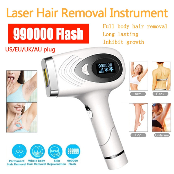 990000 Flash Induction Laser Hair Removal Device Household Electric Full Body Lady Hair Removal Instrument US/EU/UK/AU Plug | Wish 990000 Flash Induction Laser Hair Removal Device Household Electric Full Body Lady Hair Removal Instrument US/EU/UK/AU Plug | Wish