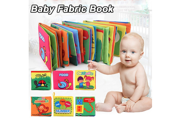 Intelligence development Cloth Soft Cognize Book Educational Toy for Kid Baby JL 