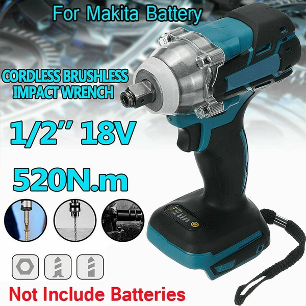 Cordless Brushless Impact Wrench 18V 520Nm 1/2" Body For Makita Battery DTW285Z 
