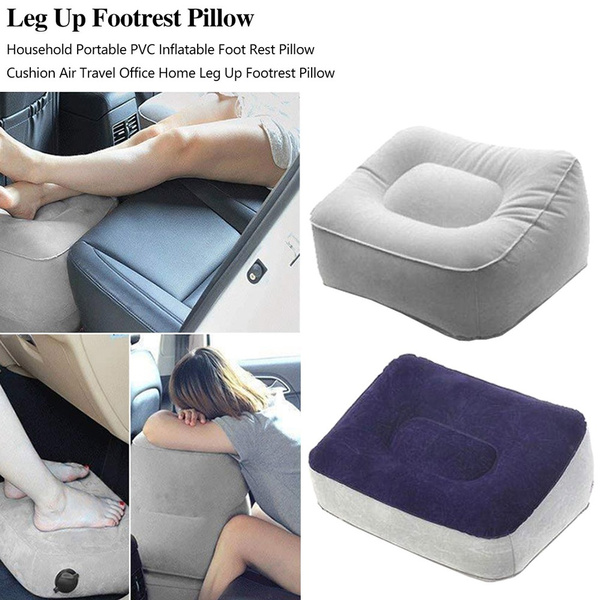 Xtra-Comfort Inflatable Foot Rest - Ottoman Cushion Support Pillow for Office de