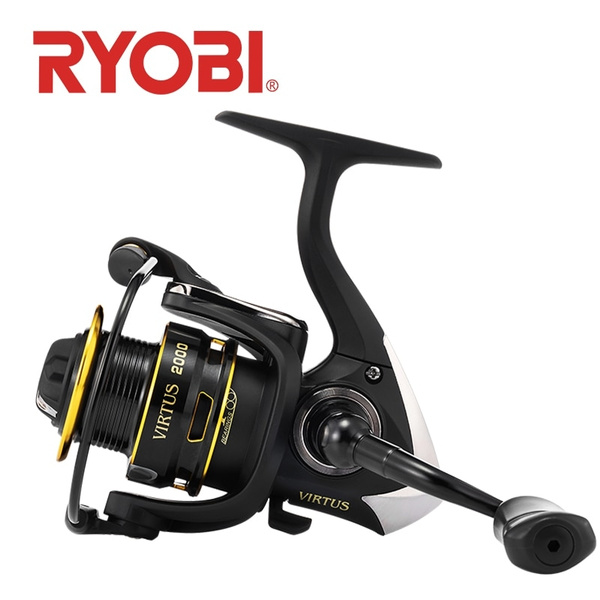 RYOBI VIRTUS Fishing Reel Spinning 2000/3000/4000/6000/8000 4+1 BB  5.0:1/5.1:1 Ratio 2.5-7.5KG Power Japan Reel Carretilha