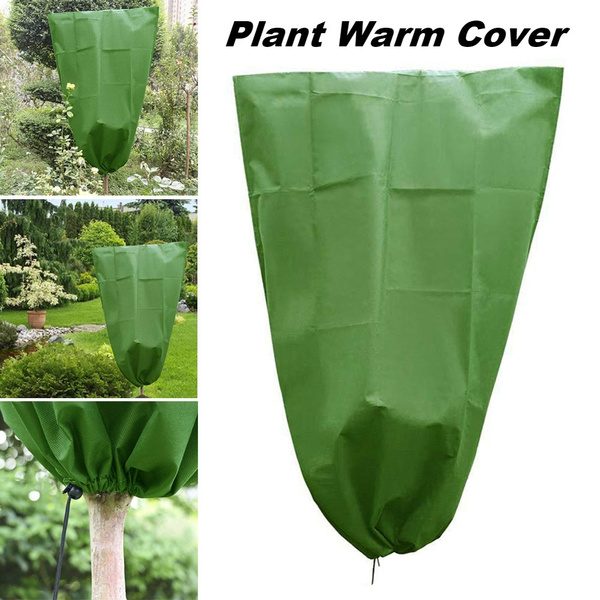 Warm Cover Tree Shrub Plant Protecting Bag Frost Protection Yard Garden Green 