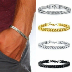 Charm Bracelet, Steel, Men, Jewelry