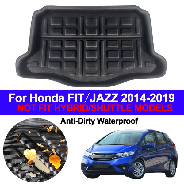 Car Rear Boot Cargo Liner Trunk Floor Mats Luge Tray For Honda Fit Jazz Hatchback 2017 2018 2019 Wish