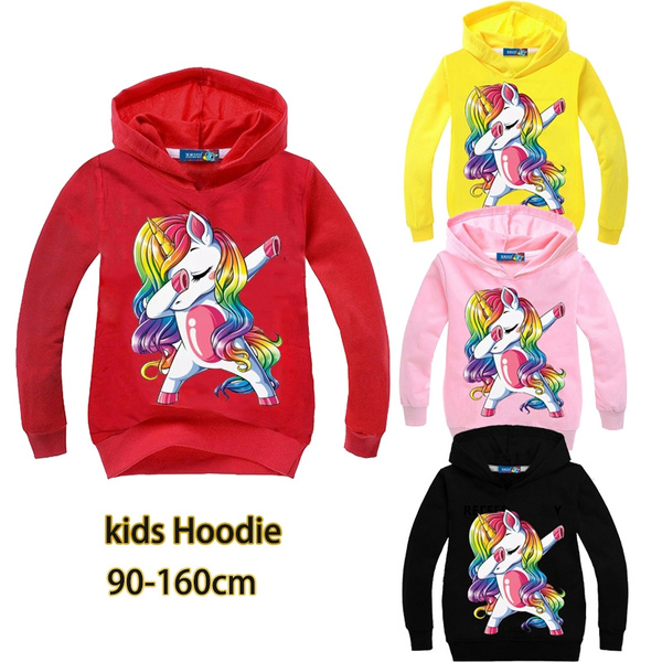 kids unicorn moletom com capuz