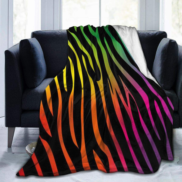 Zebra print fleece discount blanket