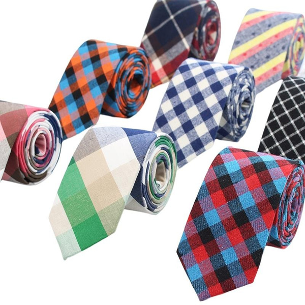 mens tartan plaid ties
