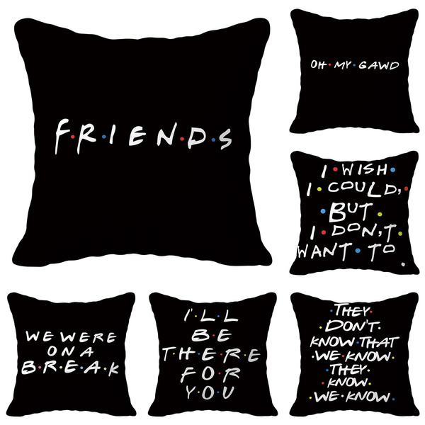 Autumn And Winter Black Letter Simple Suede Printing Pillow Cover Warm Case Sofa Home Decoration Wish Simple Suede Printing Pillow Cover, Warm Pillow Cases
