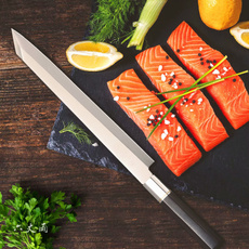 Stainless Steel, yanagibaknife, fish, Sushi