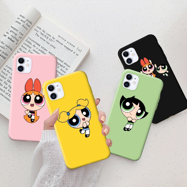 For Iphone 11pro Max 11pro 11 Xs Max Xr Xs X Cartoon Powerpuff Girl Pattern Soft Tpu Protection Phone Case For Huawei P30pro P30lite P30 Matepro Mate Lite For Samsung Galaxy Note10pro