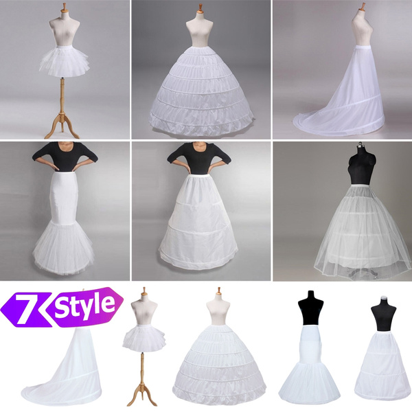 New Wedding Bridal Petticoat Hoop Crinoline Prom Underskirt Fancy Skirt Slip 