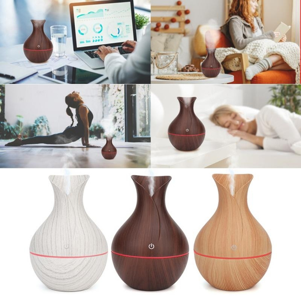 Home Office USB LED Ultrasonic Diffuser Essential Oil Diffuser ...