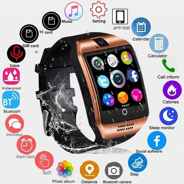 Q18 Smart Watch Android Bluetooth Connection Clock Music Watch