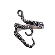 Steel, Jewelry, octopusring, Cocktail